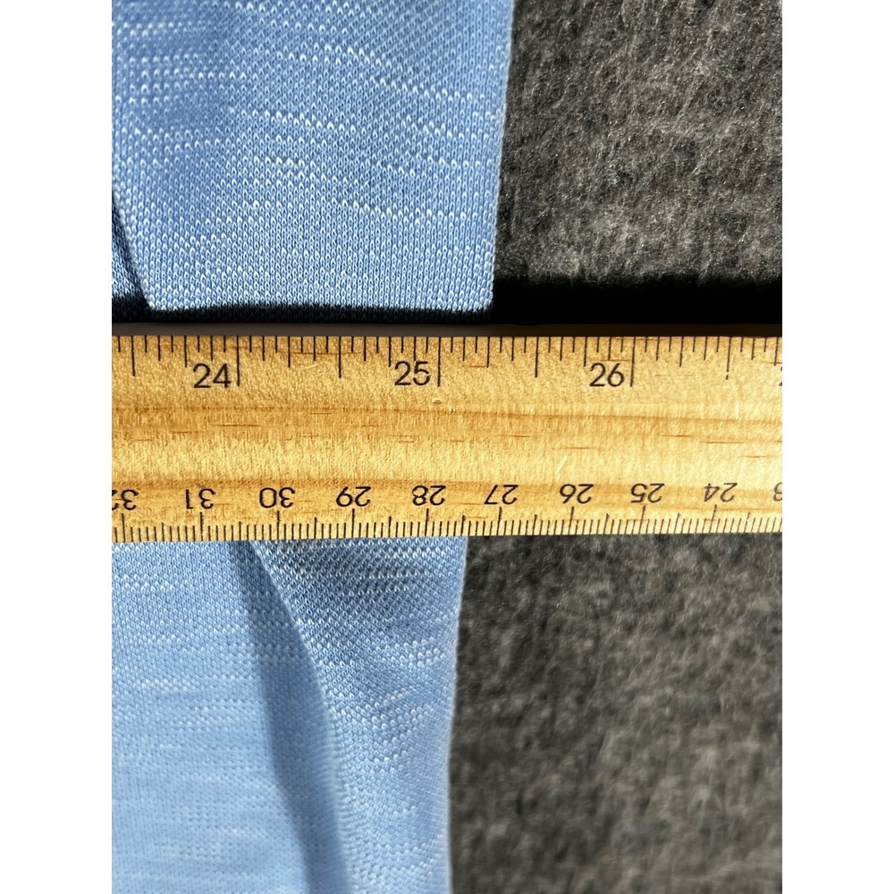 Tommy Bahama Mens XXL Light Blue Tencel Modal Blend Slub Knit Polo Shirt - Picture 7 of 8